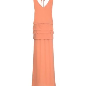 Long dress in silk by Brazilian Teti Gio